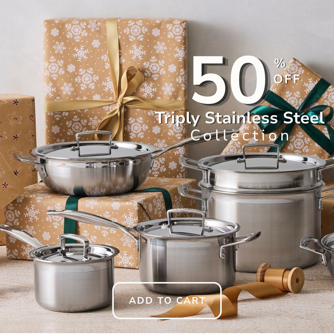 Le Creuset Triply Stainless Steel Collection